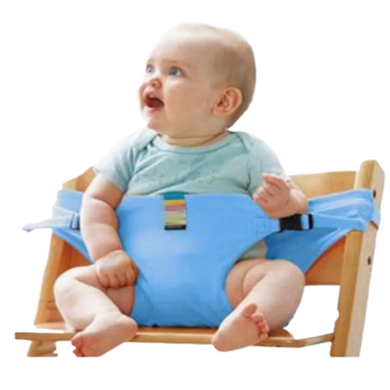 Baby Food Eating Chair - Kinderzitje-riem Opvouwbare en draagbare baby-eetriem met