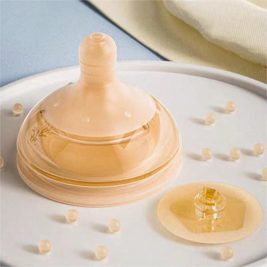 Baby Food Glass - 1 stuk brede hals babyflesnippel met