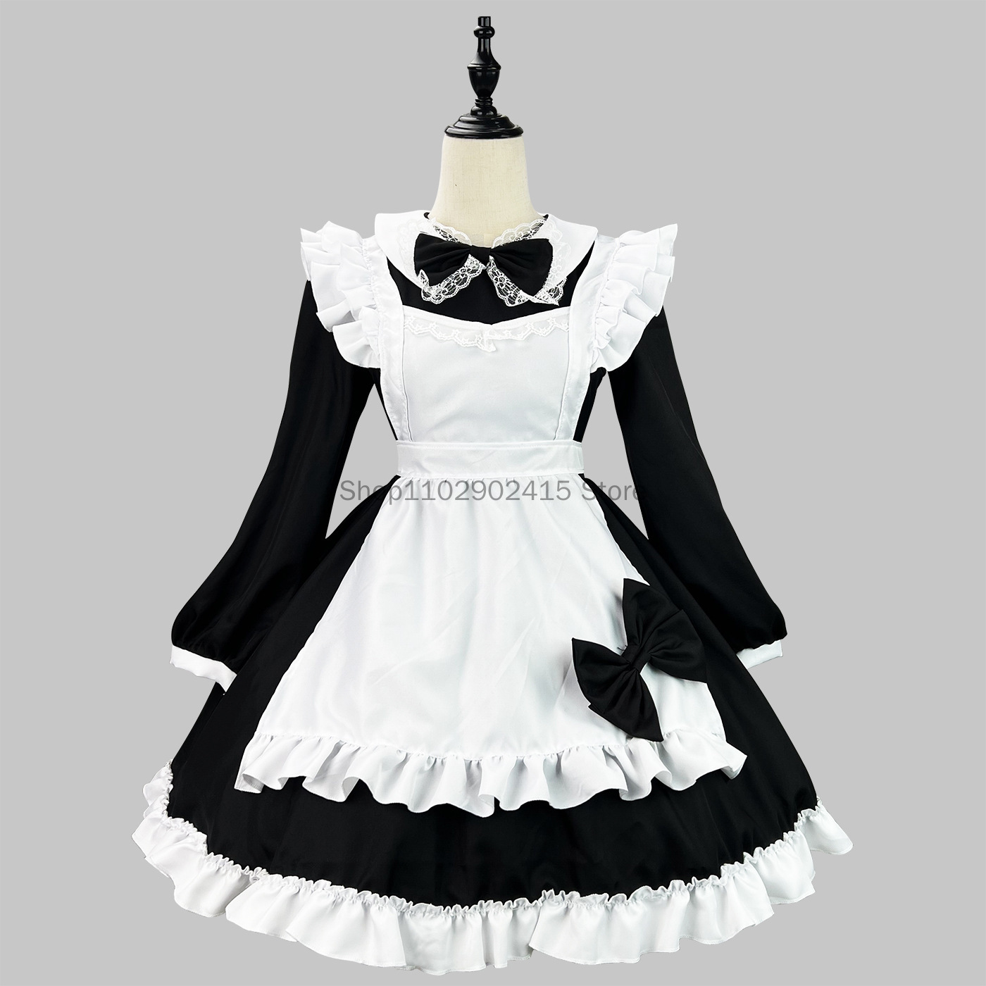 Bib Long Sleeve - Japanse Meid Cosplay Schattige Lolita Feestjurk