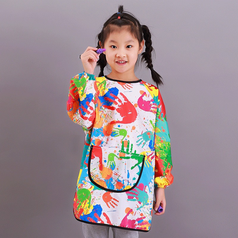 Bib Long Sleeve - Waterdichte teken- en schilderjasje voor peuters