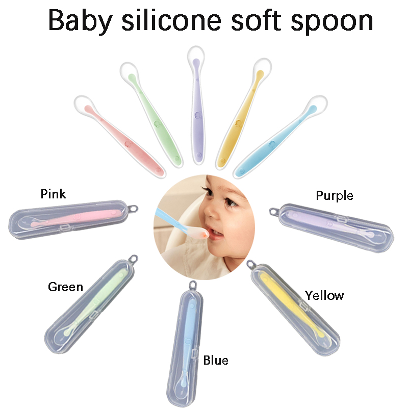 Baby Food Delivery - 1PC Baby Siliconen Lepel Baby Aanvullend