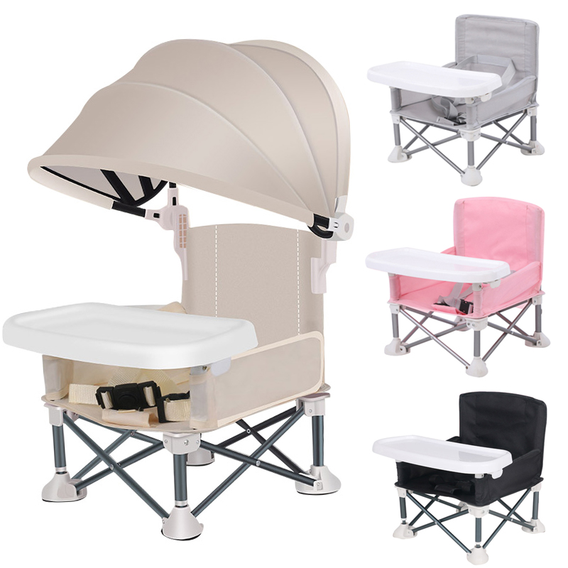 Baby Food Eating Chair - Opvouwbare baby-eetstoel met luifel Outdoor Reizen