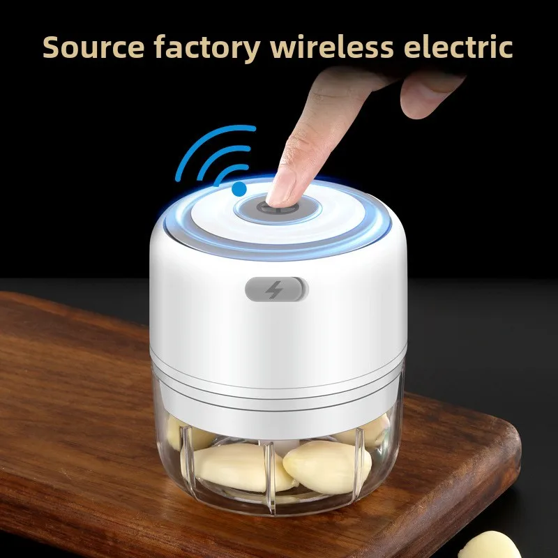 Baby Food Equipment - Elektrische Mini Knoflook Chopper 100/250ML USB