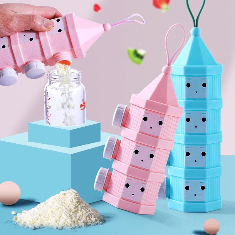 Baby Food Dispenser - 3/4 Lagen Babyvoeding Container Draagbare Kids