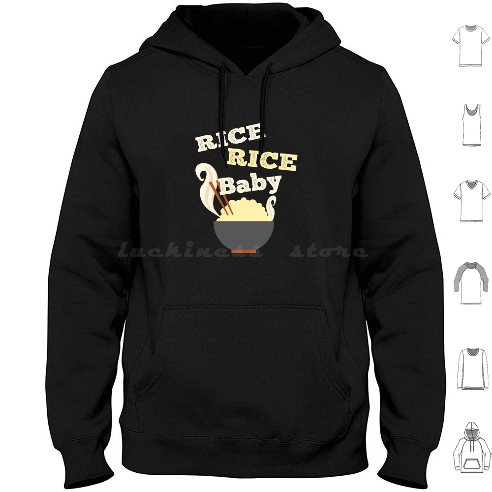 Baby Food Korea - Rice Rice Baby Hoodie Katoen met