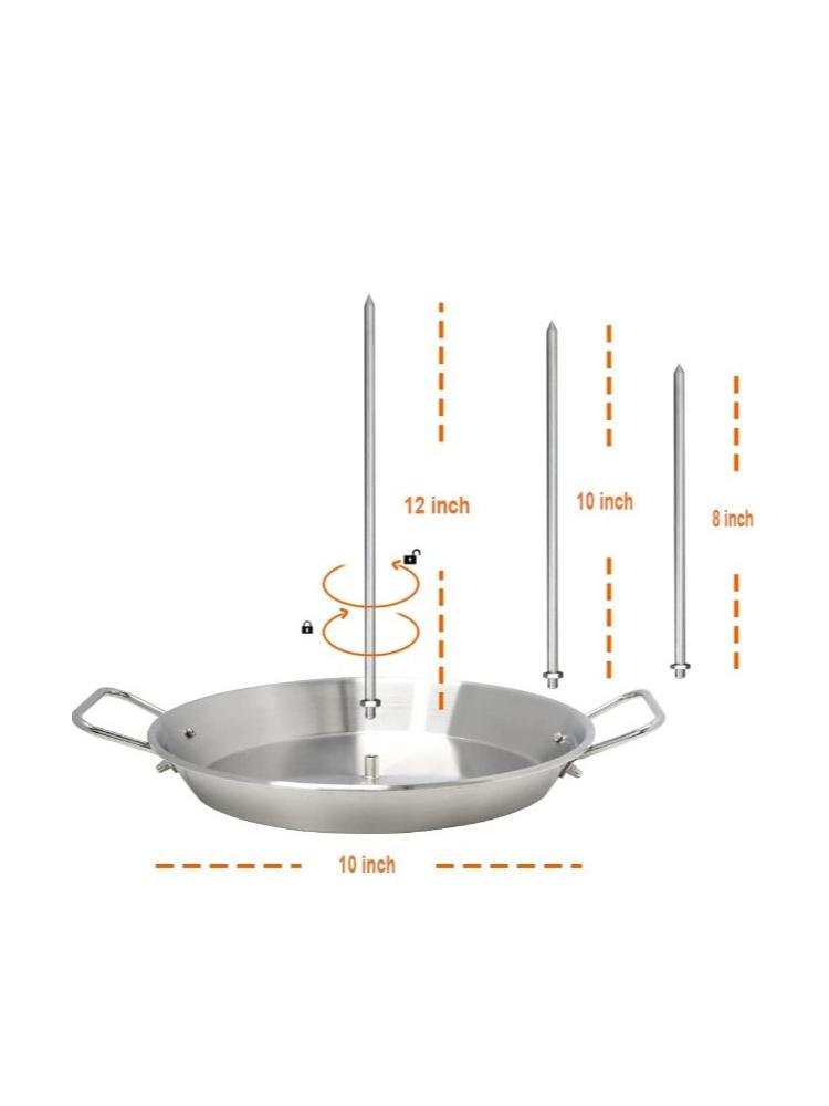 Baby Food Brand - Amerikaanse stijl verticale spies BBQ-plaat Schroeftype