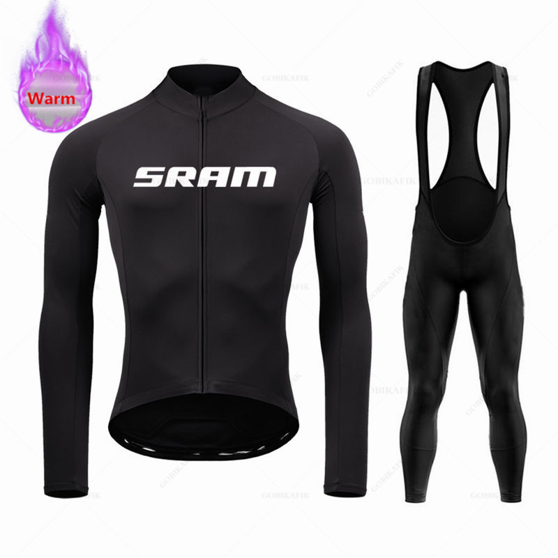 Bib Long Sleeve - Sram Team Winter Met Lange Mouwen
