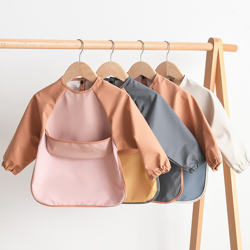 Kinderbaby PU-slabbetjes met l - Bib Long Sleeve recensie en prijs