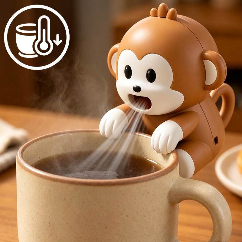 Draagbare aapvormige voedselko - Baby Food Equipment recensie en prijs