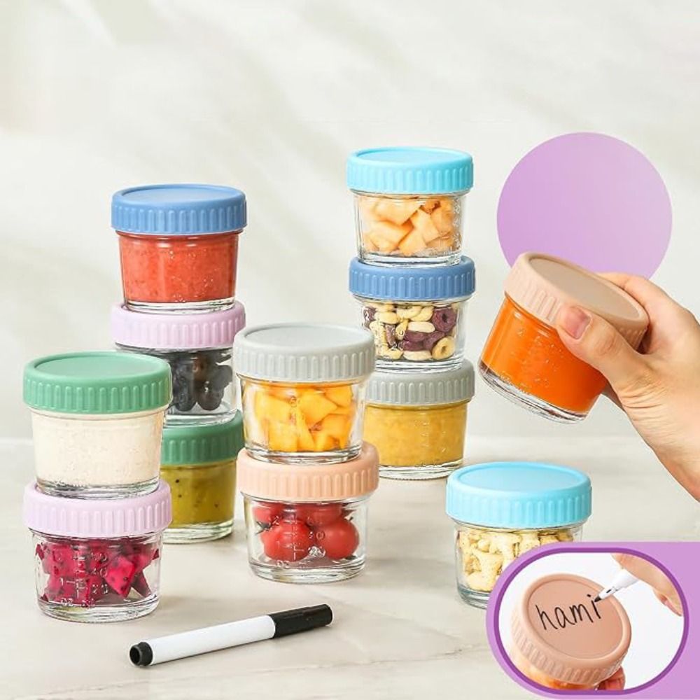 6 stks Mason Jar Glazen Babyvo - Baby Food Glass recensie en prijs