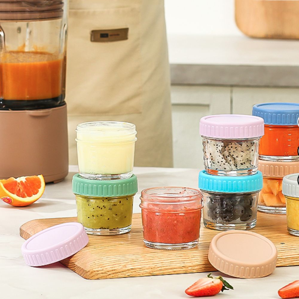 6 stks Mason Jar Glazen Babyvo - Baby Food Glass recensie en prijs