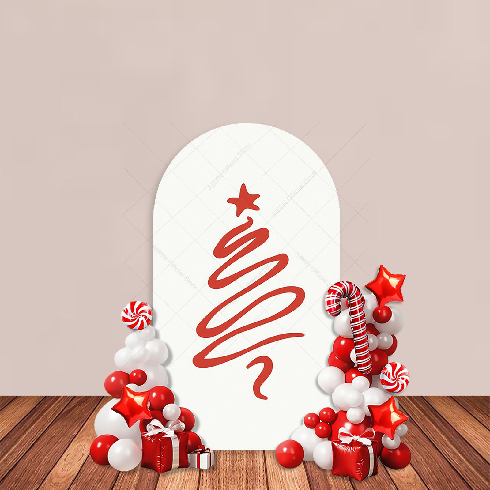 Cherry Bow Merry Christmas Arc - Baby Xmas Food recensie en prijs