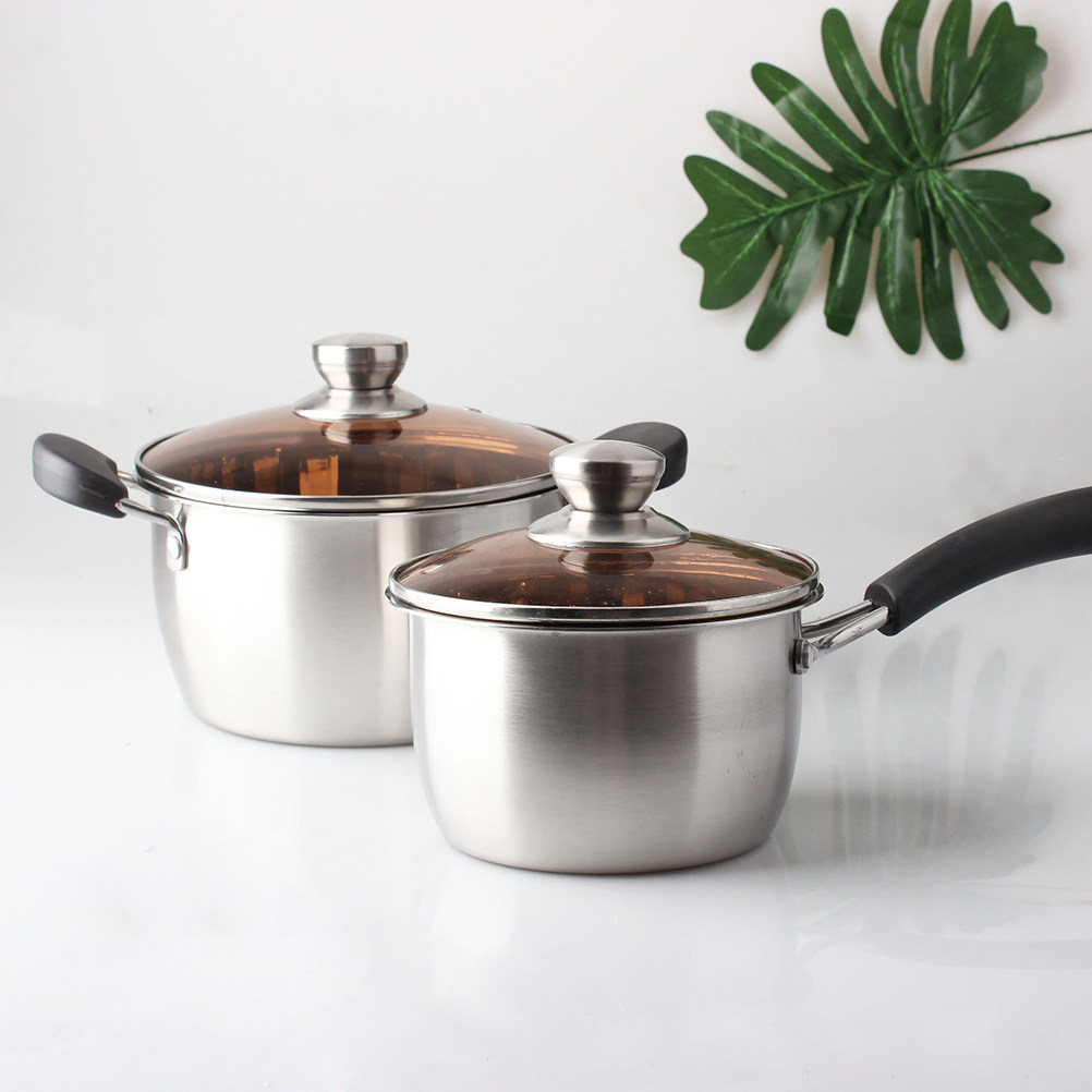 RVS dikke soep pan 16cm met en - Baby Food Instant recensie en prijs