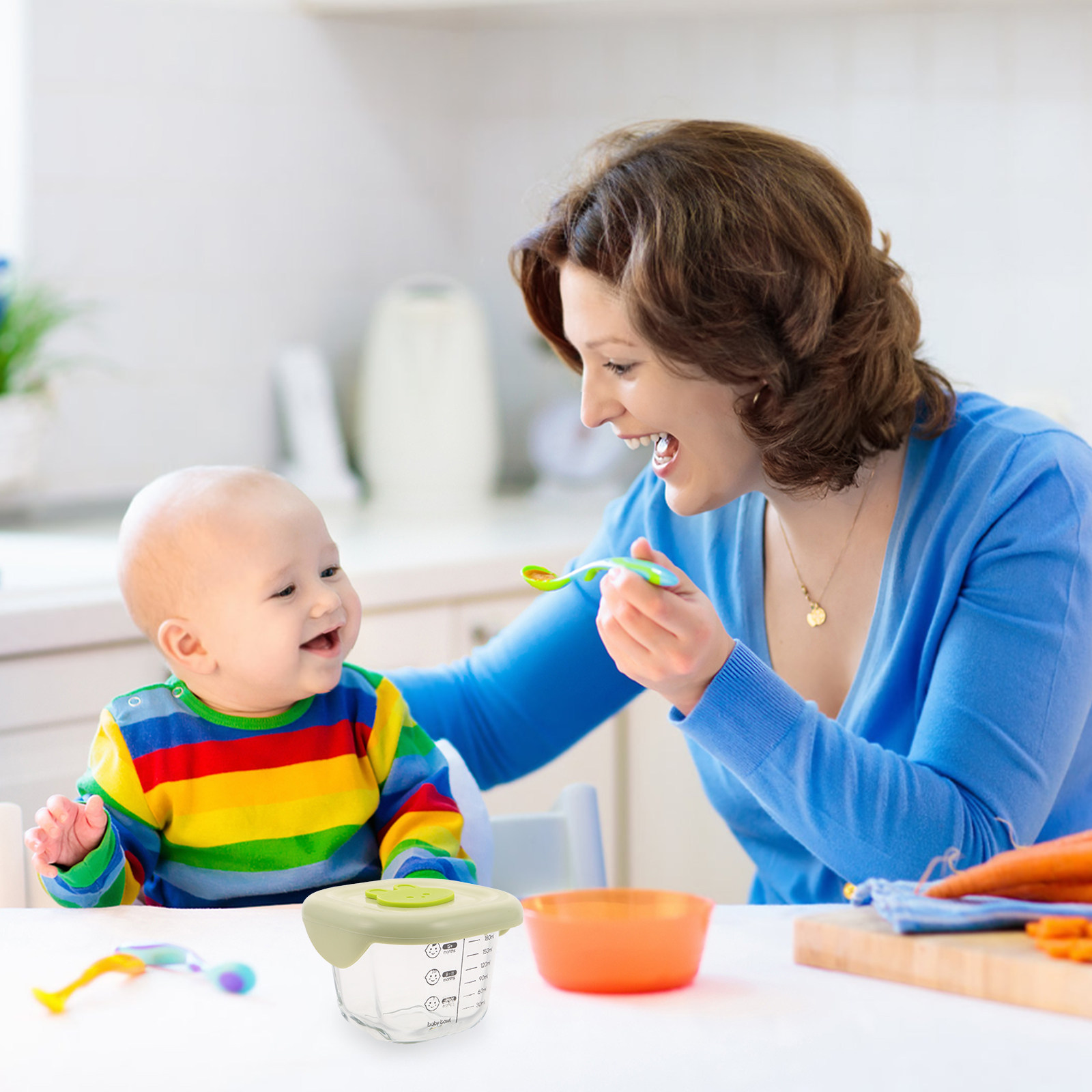 2 Stuks Babyvoeding Bewaarcont - Baby Food Glass recensie en prijs