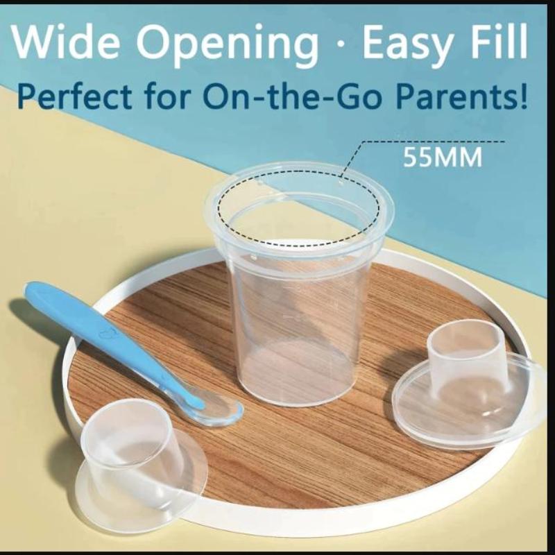 6PPC 80ML Babyvoeding Poederdi - Baby Food Dispenser recensie en prijs