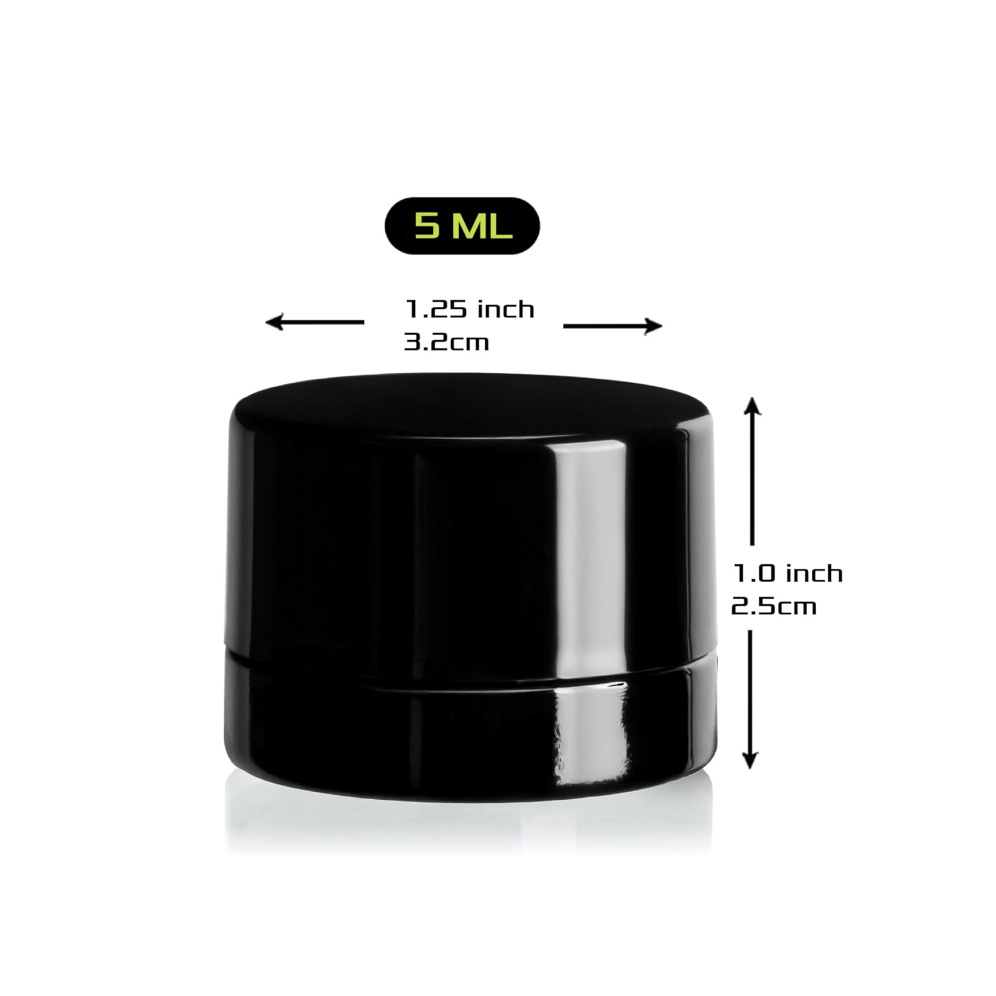 5 ml dikke zwarte glazen potte - Baby Food Glass recensie en prijs