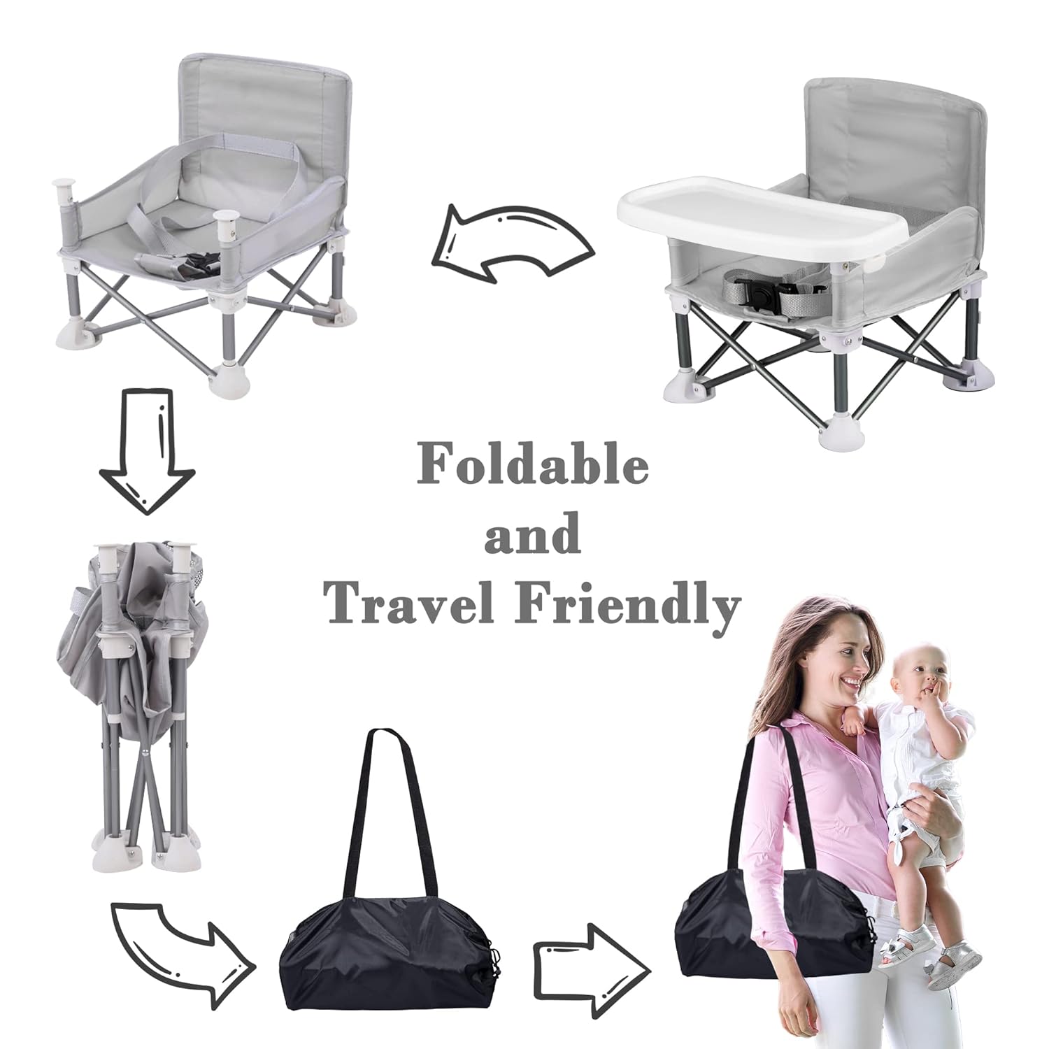 Klapstoel Baby-campingstoel Op - Baby Food Eating Chair recensie en prijs